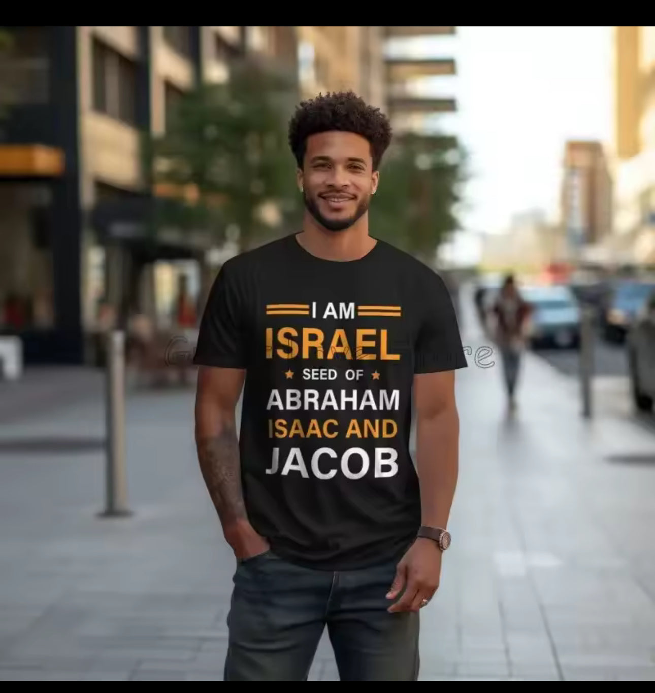 I am Israel Seed of Abraham Isaac and Jacob T-Shirt