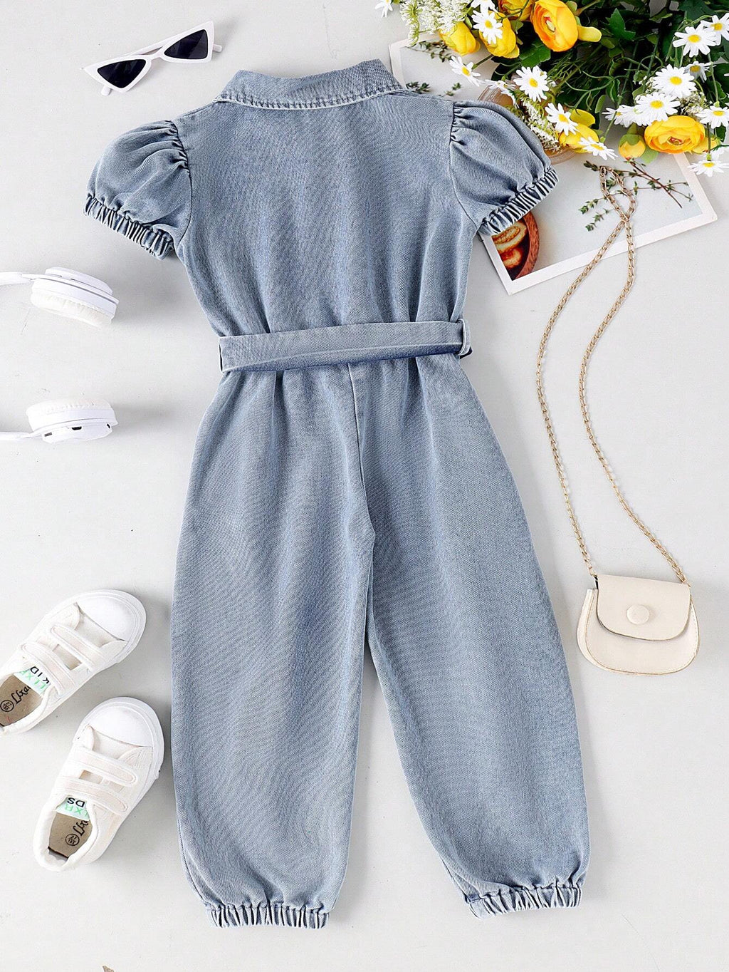 Young Girl 2Pcs/Set Jumpsuit Section, Summer