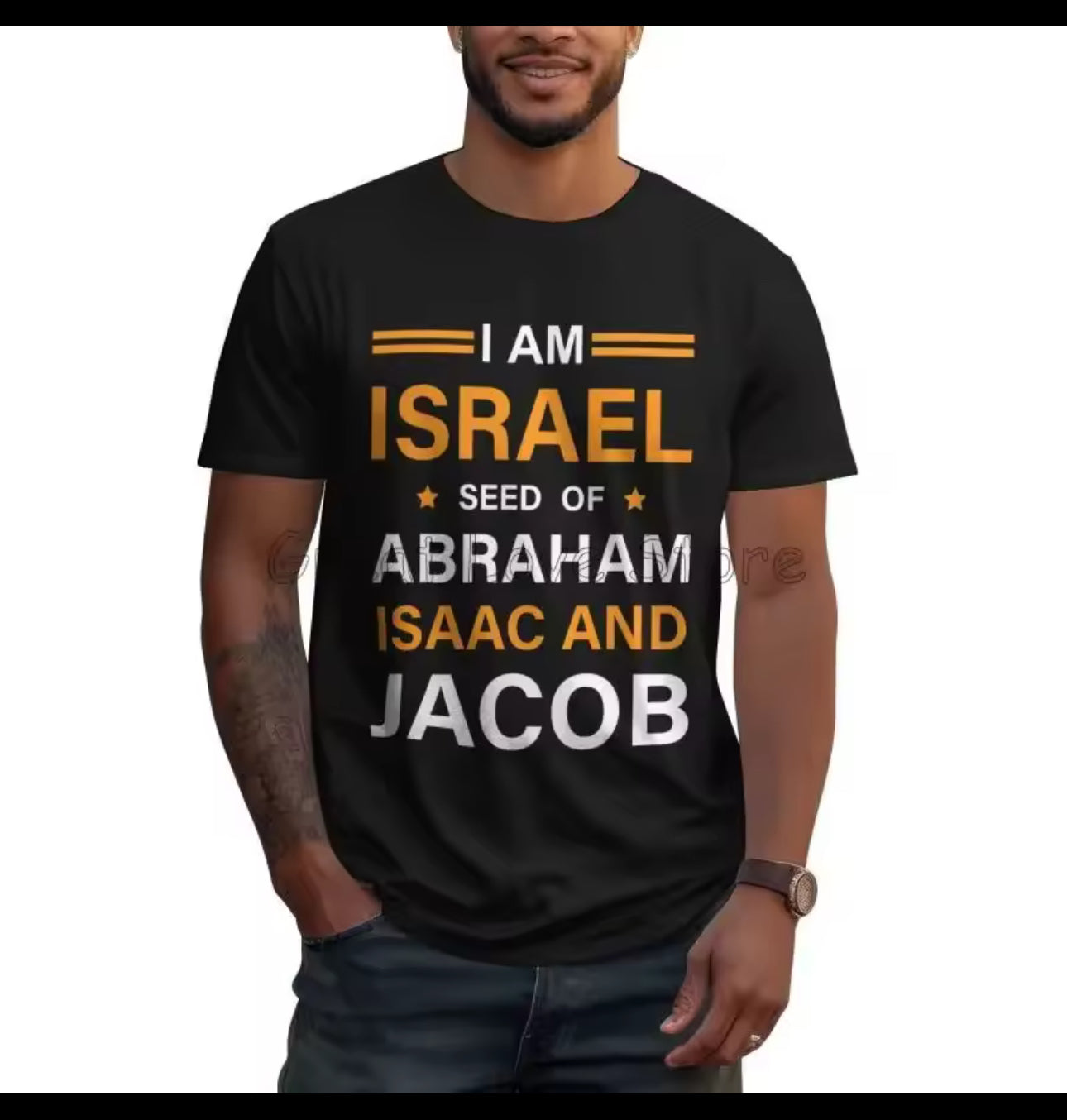I am Israel Seed of Abraham Isaac and Jacob T-Shirt